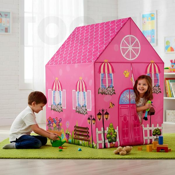 TOOBIL High-Quality Doll House Tent For Kids (Pink)