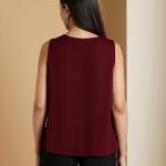 Symbol Premium Women's Cowl Neck Top (Regular Fit | Stylish | Desk-to-Dinner) (Available in Plus Sizes)