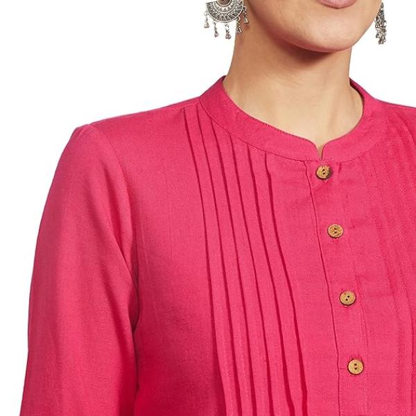 Myx Women Cotton Printed A-line Short Kurti (Available in Plus Sizes)