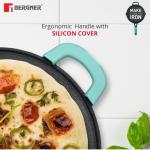 Bergner Eco cast iron Dosa tawa-Black (30 cm):1 unit