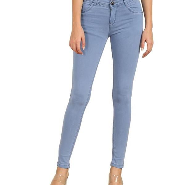 Nifty Women's Cotton Blend Stretchable Mid Rise Jeans