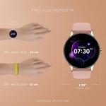 Noise Twist Go Smart Watch 1.39" Display, TruSyncᵀᴹ BT Calling, Glossy Metal Finish, 150+ Watch Faces, IP68, Sleep Tracking, 100+ Sports Modes, Smart Watch for Men and Women (Gold Wine)
