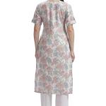 Women’s Linen–Cotton Kurta & Dupatta Set | Beige Base with Multicolour Floral Print | Ultra-Soft, Lightweight & Everyday Comfort | S to 2XL | Top and Dupatta Only