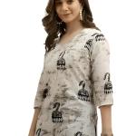 Print Rayon Kurta for Women | Regular Fit Top | Stylish Top for Girls | Top for Office | Kurti for Women