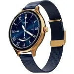 Fire-Boltt Phoenix Air Smart Watch 1.26” Round Display, Rotating Button, Wireless Charging, Ultra Lightweight Metal Body, Bluetooth Calling, Smartwatch with Silicone & Mesh Steel Straps Sapphire