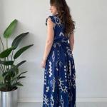 Modestouze Attires Dress for Women Western Maxi Style, Indo Western Dresses, One Piece Long Gown, A Line Flared Pattern, Ethnic Look Outfit for Women