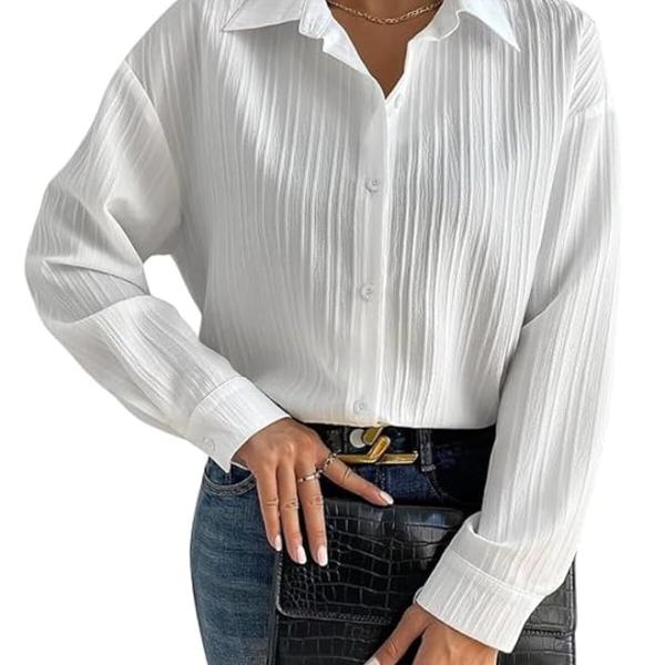 GRECIILOOKS Shirt for Women | Women Shirt | Long Shirt for Women | Shirt Tops for Women | Oversized Shirt for Women