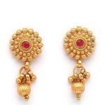 Sukkhi Classic Gold Plated Choker Necklace with Drop Earring Jewellery Set For Women & Girls|Suited for All Festive Occasions|NS107402