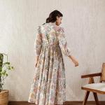 GRECIILOOKS Stylish Women Derss | One Piece Long Sleeve Maxi Dresses for Women Multicolour
