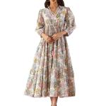 GRECIILOOKS Stylish Women Derss | One Piece Long Sleeve Maxi Dresses for Women Multicolour