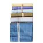 No Fuss Gent's Hanky - Multicolour : 6 Pieces