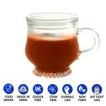 Yera Comfort Glass Tea Cup Set (CT4FS) - 120ml (6 Pieces) : 1 Unit