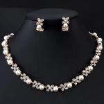 Shining Diva Fashion Necklace Jewellery Set for Women Latest Stylish Design Fancy Pearl Choker (15219s)
