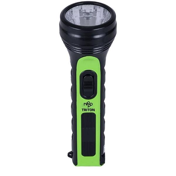 Nippo triton rechargeable LED torch 1W: 1Unit
