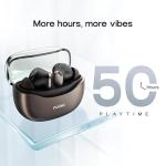 Noise Newly Launched Buds VS601 in Ear Truly Wireless Earbuds with 50H of Playtime, Transparent Case Lid, Quad Mic ENC, Dual Device Pairing, 10Mm Driver, BT V5.3 (Copper Brown)