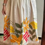 ROYALICA Women's Pure Cotton Maxi Midi Dress Western Dress for Women Elegant Floral Printed Long Dresses | Soft & Breathable Fabric | Casual Trending Dress for Women