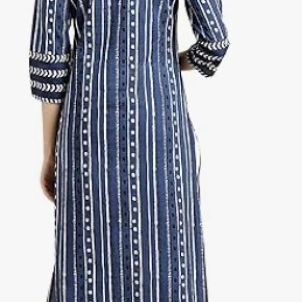 rytras Womens Cotton Straight Fit Printed Kurta