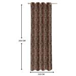 Shanplus marigold door curtain (coffee) 112X210 cm:1 piece