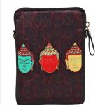 Sabhyata Buddha design SM02-03 Sling bag (Black):1 unit