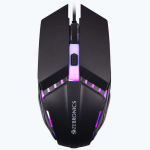 ZEBRONICS Zeb Phero Wired Ambidextrous Optical  Gaming Mouse DPI Switch, High Precision, Plug & Play, 4 Buttons (USB 2.0, RAINBOW LED)