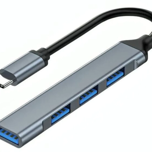 Henture USB Hub Type C to 4 USB-A Ports Compatible for PC, MacBook, Mobile 3.0 USB Hub (C Type)