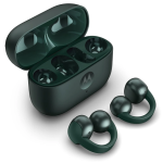 MOTOROLA Moto Loop | Sound by Bose |Lightweight & Comfortable| IP54 | Sweat proof Bluetooth Headset (Green, True Wireless)