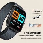 Fire-Boltt Hunter Nyluxe 51.1mm (2.01) HD Display Buetooth Calling with Single Chipset Smartwatch (Charcoal Grey Strap, Free Size)