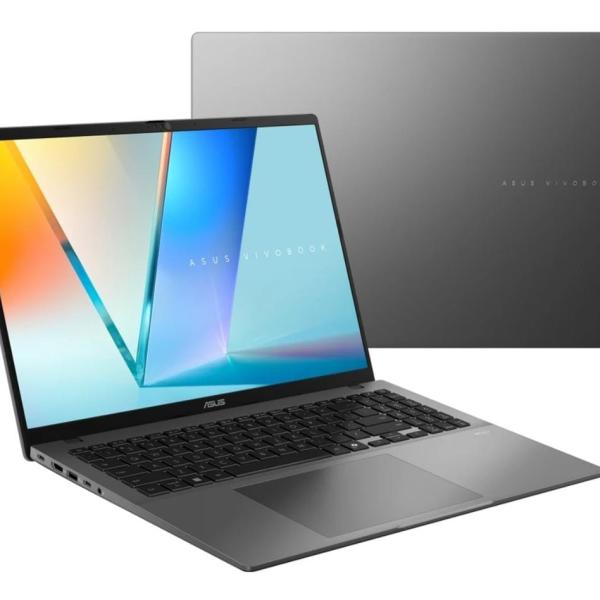 ASUS Vivobook S16 (2026) with Office 2024 + M365 Basic*, AMD Ryzen 5 220 - (16 GB/512 GB SSD/Windows 11 Home) M3607HA-RP218WS Thin and Light Laptop (16 inch, Matte Gray, 1.7 kg, With MS Office)