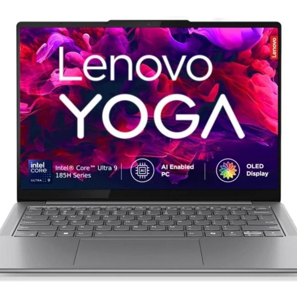 Lenovo Yoga Slim 7 Ultra 9 185H WUXGA OLED with 1Yr ADP Intel Core Ultra 9 185H - (32 GB/1 TB SSD/Windows 11 Home) Yoga Slim 7 14IMH9 Thin and Light Laptop (14 inch, Luna Grey, 1.39 Kg, With MS Office)