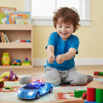 twist n turn 3D Police Friction Car Toy with Lights & Music (White)