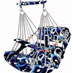 KD CREATION BJIK Cotton Swing Chair 10 Bouncer (Blue)