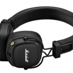 Marshall Major IV Wireless Bluetooth Headphone, More than 80 hrs of playtime, 40 mm Dynamic Driver, Multi-Directional Control Knob, Custom-tuned Dynamic Driver, Wireless charging, Black