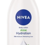 Product showcase Nivea Aloe Hydration Body Lotion for Normal Skin is enriched with the goodness of Aloe Vera that helps you keep your skin hydrated, relieve you from any skin irritation, thus giving it the right nourishment and freshness. So what are