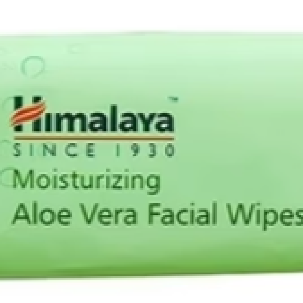 Himalaya Moisturizing Aloe Vera Facial Wipes 25 pieces