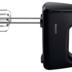 Philips Daily Collection HR3705/10 Hand Mixer with 5 speeds + Turbo, Non-slip grip, Large eject button (Black)