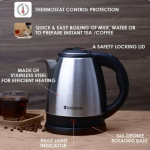 Wonderchef Crescent Electric Kettle 1.5 L