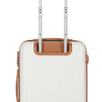 Teakwood Leathers Small Cabin Suitcase (55 cm) 8 Wheels - HORIZON - White