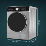 IFB Laundrimagic 3-in-1 8.5/6.5/2.5 Kg Inverter Washer Dryer Refresh(Executive ZXS, Silver)