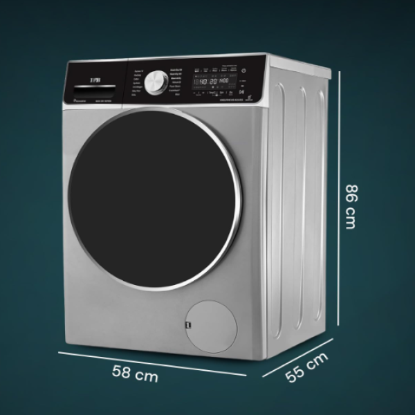 IFB Laundrimagic 3-in-1 8.5/6.5/2.5 Kg Inverter Washer Dryer Refresh(Executive ZXS, Silver)