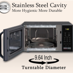 LG 21 L Convection Microwave Oven (MC2146BV, Black, Auto Cook Menu, Defrost, Stainless Steel Cavity, Heathplus menu, Indian Cuisine, Tandoor Se, Paneer/Curd, Steam Clean & Quartz Heater)