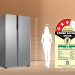 Haier 596 L 3 Star Frost Free Expert Inverter 2-Door Side by Side Refrigerator (HES-690SS, Shiny Silver, Magic Convertible, Deo Fresh Technology, 2026 Model)