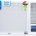 Godrej 1.5 Ton 3 (5 Years Comprehensive Warranty) Turbo Mode, Window AC (Copper, Anti Corrosive Blue Fin, AC 1.5T WFC 18UTC3-WWA Window, White)